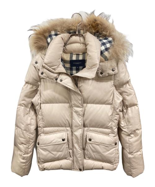 BURBERRY LONDON（バーバリーロンドン）BURBERRY LONDON (バーバリーロンドン) 裏地ノバチェックダウンジャケット　バーバリーロンドン　　FS351-956-40 ベージュ サイズ:40の古着・服飾アイテム