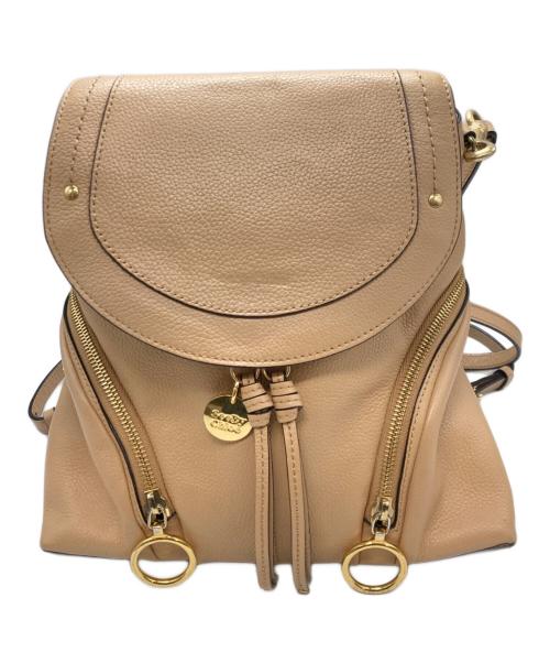 SEE BY CHLOE（シーバイクロエ）SEE BY CHLOE (シーバイクロエ) OLGA 2WAYリュック　シーバイクロエ ブラウンの古着・服飾アイテム