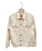 DIESELディーゼル）の古着「D-RILEY TRUCKER JACKET　ディーゼル」｜アイボリー