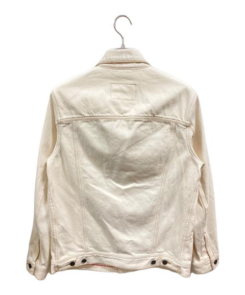 DIESEL（ディーゼル）DIESEL (ディーゼル) D-RILEY TRUCKER JACKET　ディーゼル アイボリー サイズ:Sの古着・服飾アイテム