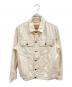 DIESEL（ディーゼル）の古着「D-RILEY TRUCKER JACKET　ディーゼル」｜アイボリー