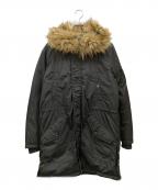 DIESELディーゼル）の古着「N-3Bタイプコート」｜ブラック
