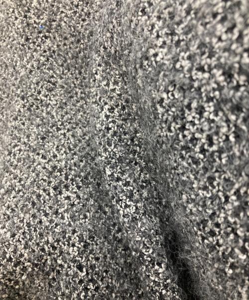 Christian Dior（クリスチャン ディオール）Christian Dior (クリスチャン ディオール) フリンジニットコート　クリスチャン ディオール　KWN6K0109 グレー サイズ:Ｍの古着・服飾アイテム