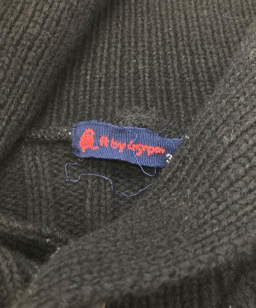 45rpm（45アールピーエム）45rpm (45アールピーエム) ハーフボタンウールニット ブラック サイズ:3の古着・服飾アイテム