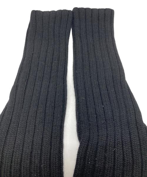 45rpm（45アールピーエム）45rpm (45アールピーエム) ハーフボタンウールニット ブラック サイズ:3の古着・服飾アイテム