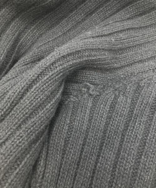 45rpm（45アールピーエム）45rpm (45アールピーエム) ハーフボタンウールニット ブラック サイズ:3の古着・服飾アイテム