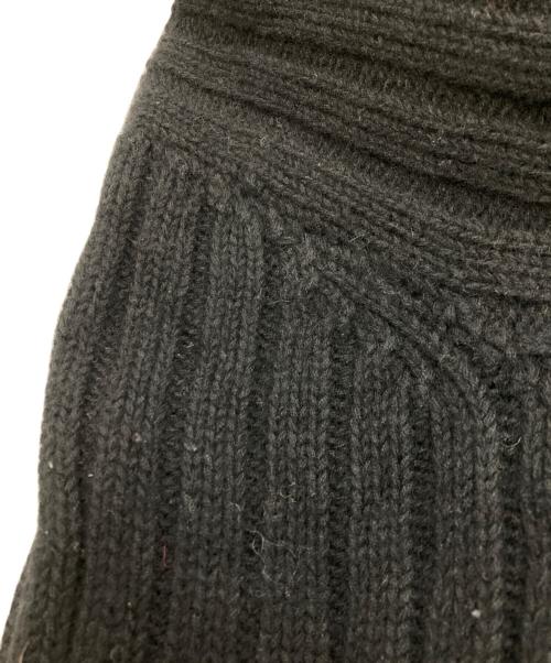 45rpm（45アールピーエム）45rpm (45アールピーエム) ハーフボタンウールニット ブラック サイズ:3の古着・服飾アイテム