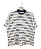 FreshServiceフレッシュサービス）の古着「MULTI BORDER S/S TEE」｜ホワイト×ネイビー