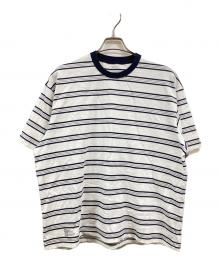 FreshService（フレッシュサービス）の古着「MULTI BORDER S/S TEE」｜ホワイト×ネイビー