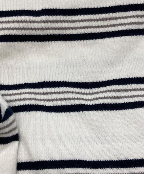 FreshService（フレッシュサービス）FreshService (フレッシュサービス) MULTI BORDER S/S TEE ホワイト×ネイビー サイズ:Ｍの古着・服飾アイテム
