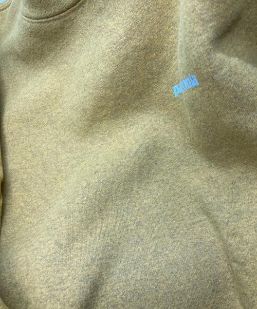 Patagonia（パタゴニア）Patagonia (パタゴニア) フィッツロイ・アイコン・アップライザル・クルー・スウェットシャツ イエロー サイズ:XSの古着・服飾アイテム