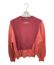 Jhon UNDERCOVER（ジョン アンダーカバー）の古着「ニット　ジョン アンダーカバー　JUN4902　」｜レッド