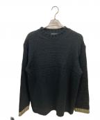 s'yteサイト）の古着「BULKY WOOL LYNX PULLOVER KNIT　サイト　UB-K07-611」｜ブラック