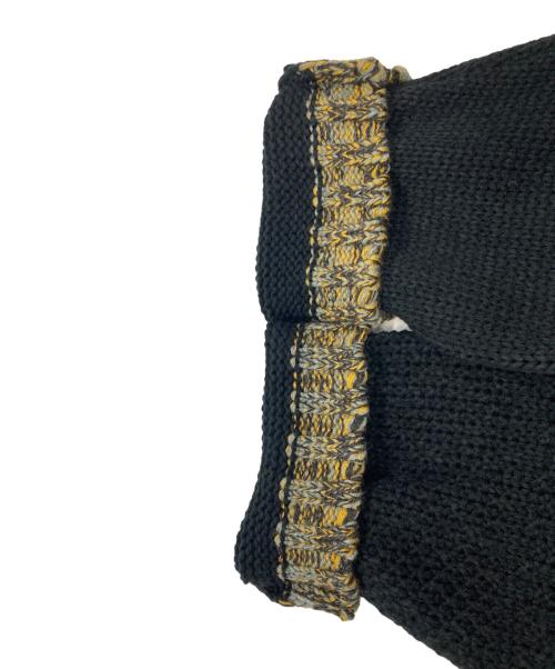 s'yte（サイト）s'yte (サイト) BULKY WOOL LYNX PULLOVER KNIT　サイト　UB-K07-611 ブラック サイズ:3の古着・服飾アイテム