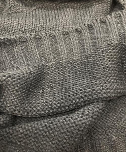 s'yte（サイト）s'yte (サイト) BULKY WOOL LYNX PULLOVER KNIT　サイト　UB-K07-611 ブラック サイズ:3の古着・服飾アイテム