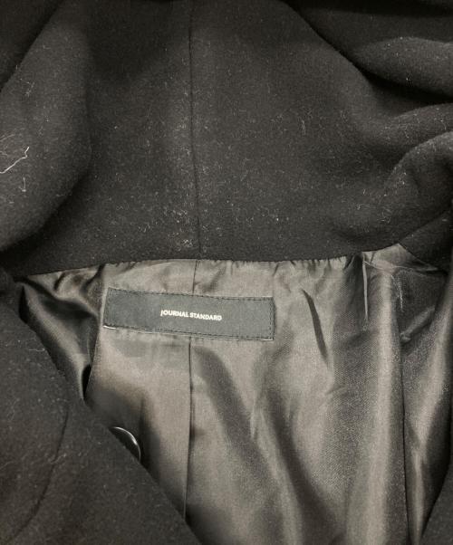 JOURNAL STANDARD（ジャーナルスタンダード）JOURNAL STANDARD (ジャーナルスタンダード) スーパー140モッサフードコート ブラック サイズ:38の古着・服飾アイテム