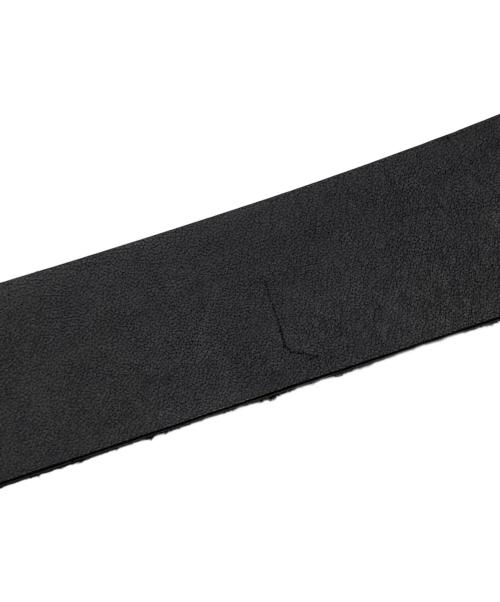 s'yte（サイト）s'yte (サイト) COW LEATHER25MM LONG RING BELT　サイト　UA-F04-701-1 ブラックの古着・服飾アイテム