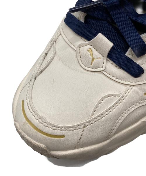 PUMA（プーマ）PUMA (プーマ) PULSAR WEDGE MONOGRAM ホワイト×ネイビー サイズ:24cmの古着・服飾アイテム