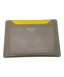CELINE（セリーヌ）の古着「カードケース　セリーヌ　U-SD-0197」｜グレー×イエロー