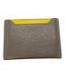 CELINE (セリーヌ) カードケース　セリーヌ　U-SD-0197 グレー×イエロー：7000円
