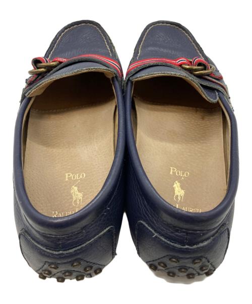 POLO RALPH LAUREN（ポロ・ラルフローレン）POLO RALPH LAUREN (ポロ・ラルフローレン) ドライビングシューズ　ポロ・ラルフローレン　 ネイビー サイズ:25cmの古着・服飾アイテム