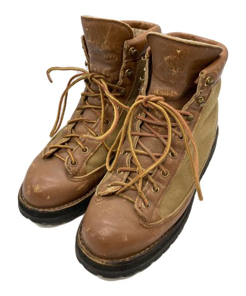 Danner（ダナー）Danner (ダナー) GORE-TEXブーツ　ダナー　07D536　黒タグ 90S USA製 ブラウン×ベージュ サイズ: 6 1/2 Mの古着・服飾アイテム