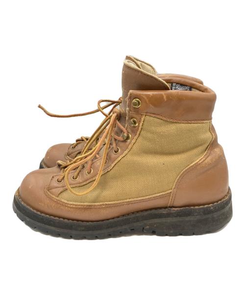 Danner（ダナー）Danner (ダナー) GORE-TEXブーツ　ダナー　07D536　黒タグ 90S USA製 ブラウン×ベージュ サイズ: 6 1/2 Mの古着・服飾アイテム