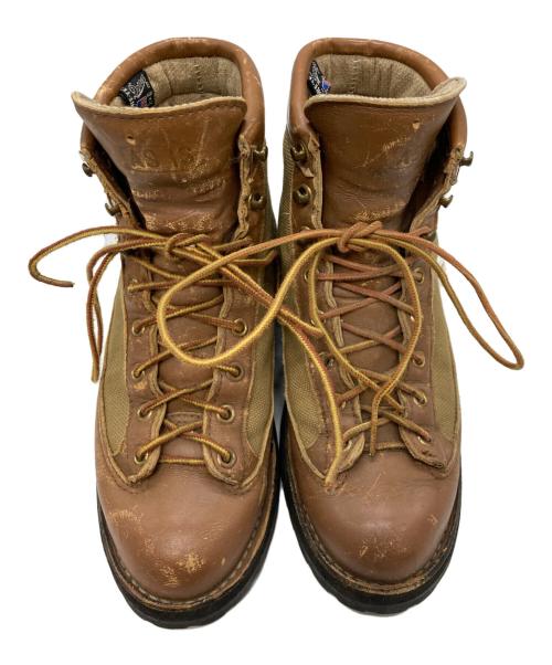 Danner（ダナー）Danner (ダナー) GORE-TEXブーツ　ダナー　07D536　黒タグ 90S USA製 ブラウン×ベージュ サイズ: 6 1/2 Mの古着・服飾アイテム
