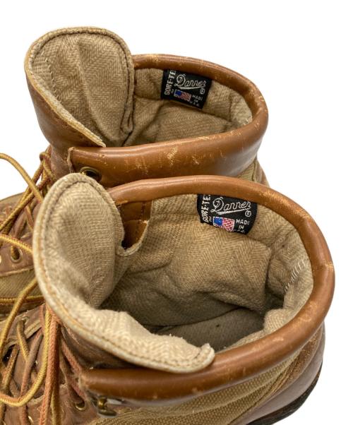 Danner（ダナー）Danner (ダナー) GORE-TEXブーツ　ダナー　07D536　黒タグ 90S USA製 ブラウン×ベージュ サイズ: 6 1/2 Mの古着・服飾アイテム