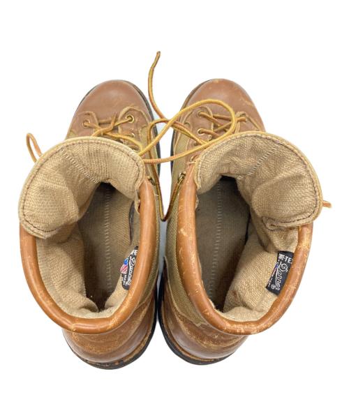 Danner（ダナー）Danner (ダナー) GORE-TEXブーツ　ダナー　07D536　黒タグ 90S USA製 ブラウン×ベージュ サイズ: 6 1/2 Mの古着・服飾アイテム