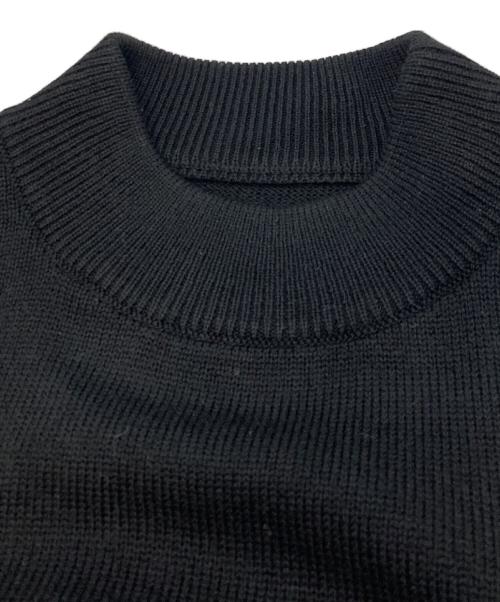 BLUE LABEL CRESTBRIDGE（ブルーレーベルクレストブリッジ）BLUE LABEL CRESTBRIDGE (ブルーレーベルクレストブリッジ) ティアードチュールニット　ブルーレーベルクレストブリッジ　55N20-454-09 グレー×ブラック サイズ:38の古着・服飾アイテム