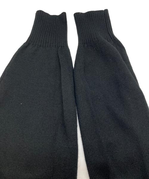 BLUE LABEL CRESTBRIDGE（ブルーレーベルクレストブリッジ）BLUE LABEL CRESTBRIDGE (ブルーレーベルクレストブリッジ) ティアードチュールニット　ブルーレーベルクレストブリッジ　55N20-454-09 グレー×ブラック サイズ:38の古着・服飾アイテム