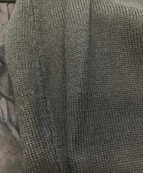 BLUE LABEL CRESTBRIDGE（ブルーレーベルクレストブリッジ）BLUE LABEL CRESTBRIDGE (ブルーレーベルクレストブリッジ) ティアードチュールニット　ブルーレーベルクレストブリッジ　55N20-454-09 グレー×ブラック サイズ:38の古着・服飾アイテム