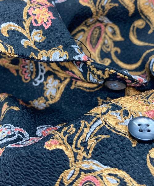 ttaggg rin onffo（タッグリン）ttaggg rin onffo (タッグリン) 総柄シャツ　タッグリン ブラウン×ホワイト サイズ:Ｍの古着・服飾アイテム