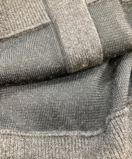 THE RERACS（ザ リラクス）THE RERACS (ザ リラクス) SNAP BUTTON KNIT CARDIGAN　ザ リラクス　22FW-REKN-338-J グレー サイズ:Freeの古着・服飾アイテム