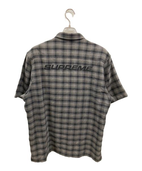 SUPREME（シュプリーム）Supreme (シュプリーム) Plaid S/S Shirt　シュプリーム　 グレー サイズ:Ｌの古着・服飾アイテム