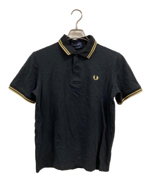 FRED PERRY（フレッドペリー）FRED PERRY (フレッドペリー) ティップラインポロシャツ ブラック サイズ:40の古着・服飾アイテム