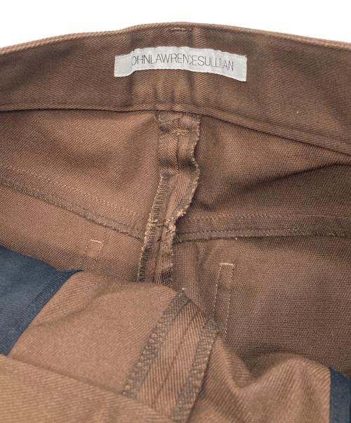 JOHN LAWRENCE SULLIVAN（ジョン ローレンス サリバン）JOHN LAWRENCE SULLIVAN (ジョン ローレンス サリバン) Wide Trouser　ジョン ローレンス サリバン　2A032-0220-59 ブラウン サイズ:42の古着・服飾アイテム