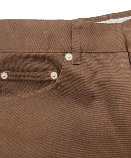 JOHN LAWRENCE SULLIVAN（ジョン ローレンス サリバン）JOHN LAWRENCE SULLIVAN (ジョン ローレンス サリバン) Wide Trouser　ジョン ローレンス サリバン　2A032-0220-59 ブラウン サイズ:42の古着・服飾アイテム