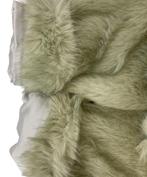 Mila Owen（ミラオーウェン）Mila Owen (ミラオーウェン) クロップドファージャケット　ミラオーウェン　09WFJ244083 グリーン サイズ:1の古着・服飾アイテム