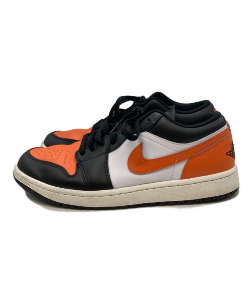 NIKE（ナイキ）NIKE (ナイキ) JORDAN BRAND AIR JORDAN 1 LOW BLACK/STARFISH-WHITE-SAIL　ナイキ　553558-081 オレンジ サイズ:27.5cmの古着・服飾アイテム