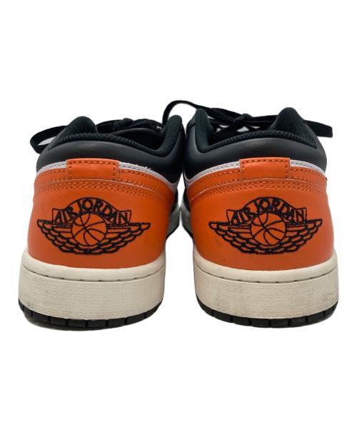 NIKE（ナイキ）NIKE (ナイキ) JORDAN BRAND AIR JORDAN 1 LOW BLACK/STARFISH-WHITE-SAIL　ナイキ　553558-081 オレンジ サイズ:27.5cmの古着・服飾アイテム
