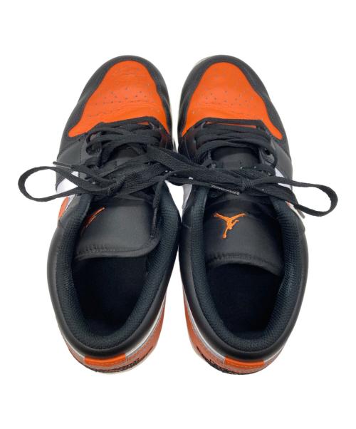 NIKE（ナイキ）NIKE (ナイキ) JORDAN BRAND AIR JORDAN 1 LOW BLACK/STARFISH-WHITE-SAIL　ナイキ　553558-081 オレンジ サイズ:27.5cmの古着・服飾アイテム