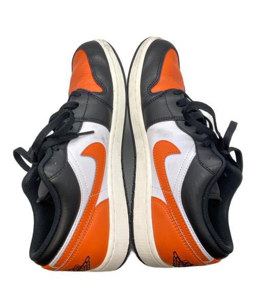 NIKE（ナイキ）NIKE (ナイキ) JORDAN BRAND AIR JORDAN 1 LOW BLACK/STARFISH-WHITE-SAIL　ナイキ　553558-081 オレンジ サイズ:27.5cmの古着・服飾アイテム