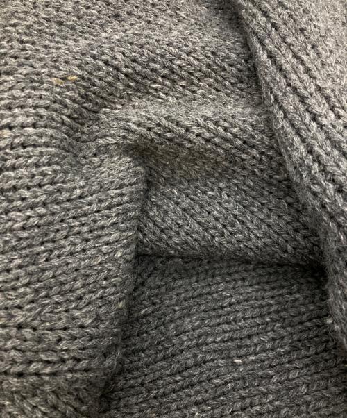 COMME des GARCONS HOMME PLUS（コムデギャルソンオムプリュス）COMME des GARCONS HOMME PLUS (コムデギャルソンオムプリュス) ダメージ加工ローゲージニット　コムデギャルソンオムプリュス　PK-N030　AD2003 グレー サイズ:不明の古着・服飾アイテム