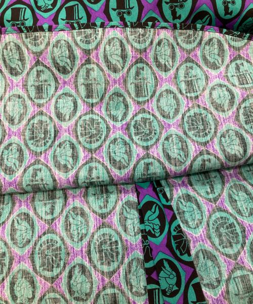 PRADA（プラダ）PRADA (プラダ) 総柄シャツ　プラダ　UCM825 S122 ブルー×パープル サイズ:37の古着・服飾アイテム