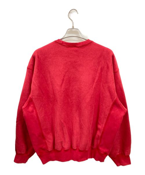 SUPREME（シュプリーム）Supreme (シュプリーム) WASHED BOX LOGO CREWNECK　シュプリーム　 レッド サイズ:XLの古着・服飾アイテム