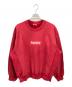 Supreme（シュプリーム）の古着「WASHED BOX LOGO CREWNECK　シュプリーム　」｜レッド