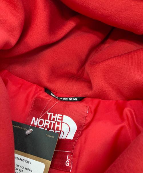 THE NORTH FACE（ザ ノース フェイス）THE NORTH FACE (ザ ノース フェイス) Supreme (シュプリーム) Down Zip Up Hooded Sweatshirt　ザ ノース フェイス　シュプリーム　NF0A88FP レッド サイズ:Ｌの古着・服飾アイテム