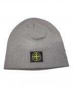 STONE ISLAND×SUPREMEストーンアイランド×シュプリーム）の古着「Reflective Beanie　ストーンアイランド　シュプリーム　7925N01SA」｜グレー